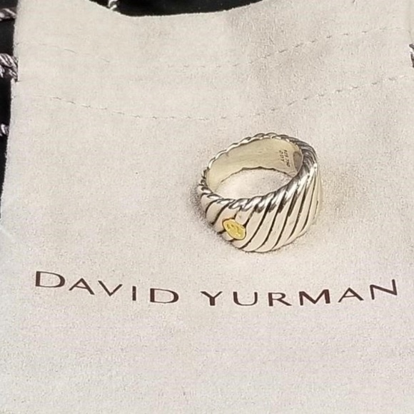 David Yurman Jewelry - David Yurman 18K Gold and Sterling Silver Ring